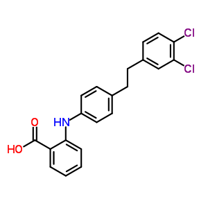 313674-97-4  2-({4-[2-(3,4-dichlorophenyl)ethyl]phenyl}amino)benzoic acid