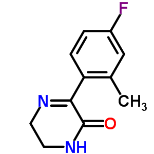 334477-08-6  3-(4-fluoro-2-methylphenyl)-5,6-dihydropyrazin-2(1H)-one
