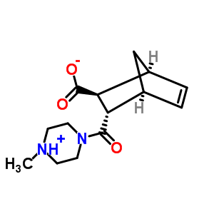 436811-00-6  (1S,2S,3R,4S)-3-[(4-methylpiperazin-4-ium-1-yl)carbonyl]bicyclo[2.2.1]hept-5-ene-2-carboxylate