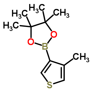 476620-20-9  4,4,5,5-tetramethyl-2-(4-methylthiophen-3-yl)-1,3,2-dioxaborolane