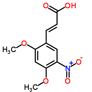 7507-94-0  (2E)-3-(2,4-dimethoxy-5-nitrophenyl)prop-2-enoic acid