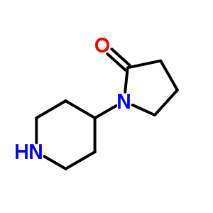 91596-61-1  1-(piperidin-4-yl)pyrrolidin-2-one
