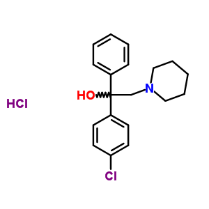 94379-40-5  1-(4-chlorophenyl)-1-phenyl-2-(piperidin-1-yl)ethanol hydrochloride (1:1)