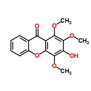 116400-63-6  3-hydroxy-1,2,4-trimethoxy-9H-xanthen-9-one 116400-63-6  3-hydroxy-1,2,4-trimethoxy-9H-xanthen-9-one