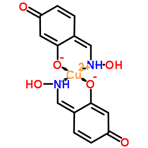 29724-75-2  copper(2+) bis{(6Z)-6-[(hydroxyamino)methylidene]-3-oxocyclohexa-1,4-dien-1-olate}