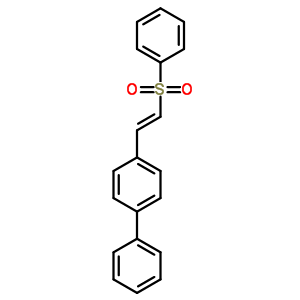 30166-77-9  (E)-2-biphenyl-4-ylethenyl phenyl sulfone