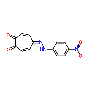 33244-13-2  5-[(4-nitrophenyl)hydrazono]cyclohepta-3,6-diene-1,2-dione