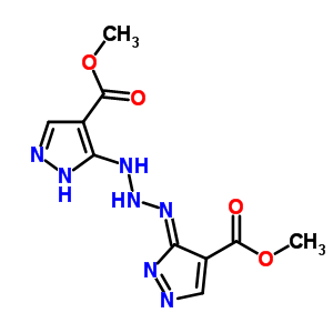 34039-56-0  methyl 5-{(3Z)-3-[4-(methoxycarbonyl)-3H-pyrazol-3-ylidene]triazanyl}-1H-pyrazole-4-carboxylate