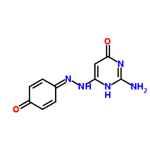 40199-40-4  2-amino-6-[2-(4-oxocyclohexa-2,5-dien-1-ylidene)hydrazino]pyrimidin-4(1H)-one