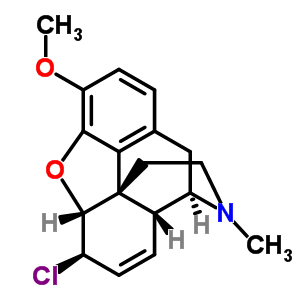 467-08-3  (5alpha,6beta)-6-chloro-3-methoxy-17-methyl-7,8-didehydro-4,5-epoxymorphinan