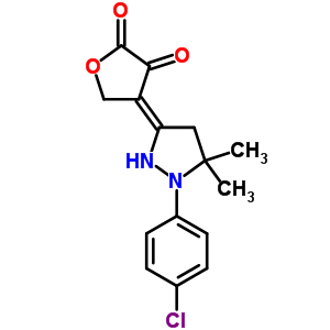 50413-18-8  (4E)-4-[1-(4-chlorophenyl)-5,5-dimethylpyrazolidin-3-ylidene]dihydrofuran-2,3-dione