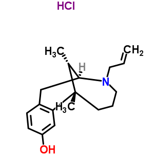 51478-20-7  (2S,7S,12S)-7,12-dimethyl-3-prop-2-en-1-yl-2,3,4,5,6,7-hexahydro-1H-2,7-methano-3-benzazonin-9-ol hydrochloride