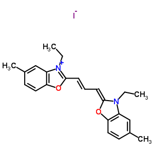 52078-67-8  3-ethyl-2-[(1E,3Z)-3-(3-ethyl-5-methyl-1,3-benzoxazol-2(3H)-ylidene)prop-1-en-1-yl]-5-methyl-1,3-benzoxazol-3-ium iodide