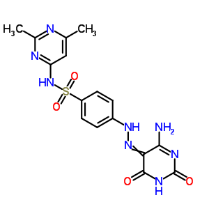 52477-29-9  4-[2-(4-amino-2,6-dioxo-1,6-dihydropyrimidin-5(2H)-ylidene)hydrazino]-N-(2,6-dimethylpyrimidin-4-yl)benzenesulfonamide