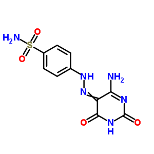 52551-02-7  4-[2-(4-amino-2,6-dioxo-1,6-dihydropyrimidin-5(2H)-ylidene)hydrazino]benzenesulfonamide