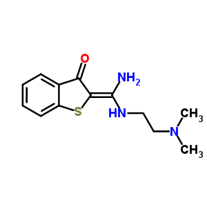 52947-63-4  (2Z)-2-(amino{[2-(dimethylamino)ethyl]amino}methylidene)-1-benzothiophen-3(2H)-one