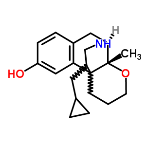 56420-47-4  (4aR,5R)-11-(cyclopropylmethyl)-4a-methyl-2,3,5,6-tetrahydro-1H,4aH-5,10b-(epiminoethano)benzo[f]chromen-9-ol