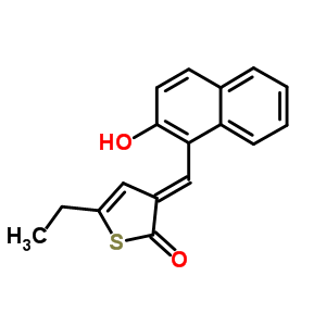 60466-79-7  (3E)-5-ethyl-3-[(2-hydroxynaphthalen-1-yl)methylidene]thiophen-2(3H)-one