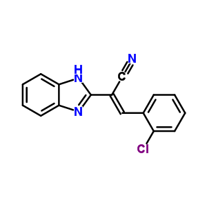 63052-08-4  (2E)-2-(1H-benzimidazol-2-yl)-3-(2-chlorophenyl)prop-2-enenitrile