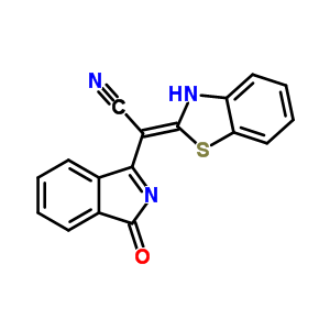 63245-09-0  (2E)-1,3-benzothiazol-2(3H)-ylidene(1-oxo-1H-isoindol-3-yl)ethanenitrile