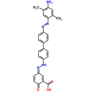 6330-90-1  (3E)-3-({4'-[(E)-(4-amino-2,5-dimethylphenyl)diazenyl]biphenyl-4-yl}hydrazono)-6-oxocyclohexa-1,4-diene-1-carboxylic acid