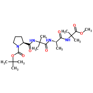 64295-19-8  methyl 1-(tert-butoxycarbonyl)-L-prolyl-2-methylalanyl-L-alanyl-2-methylalaninate