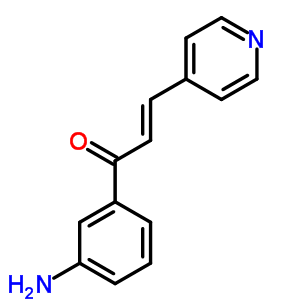 64908-87-8  (2E)-1-(3-aminophenyl)-3-pyridin-4-ylprop-2-en-1-one