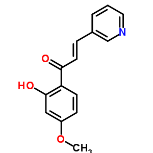 6622-61-3  (2E)-1-(2-hydroxy-4-methoxyphenyl)-3-pyridin-3-ylprop-2-en-1-one