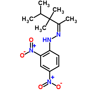 66591-36-4  (2Z)-1-(2,4-dinitrophenyl)-2-(1,2,2,3-tetramethylbutylidene)hydrazine