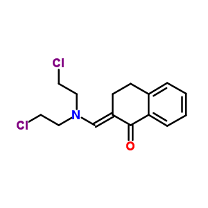 67780-99-8  (2E)-2-{[bis(2-chloroethyl)amino]methylidene}-3,4-dihydronaphthalen-1(2H)-one