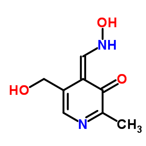 708-08-7  (4Z)-4-[(hydroxyamino)methylidene]-5-(hydroxymethyl)-2-methylpyridin-3(4H)-one