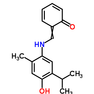 7251-19-6  6-({[4-hydroxy-2-methyl-5-(1-methylethyl)phenyl]amino}methylidene)cyclohexa-2,4-dien-1-one