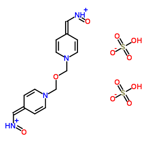 73840-43-4  [oxybis(methanediylpyridin-1-yl-4-ylidene)]bis(N-oxomethanaminium) bis(hydrogen sulfate)