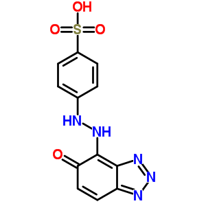 7467-27-8  4-[2-(5-oxo-5H-benzotriazol-4-yl)hydrazino]benzenesulfonic acid