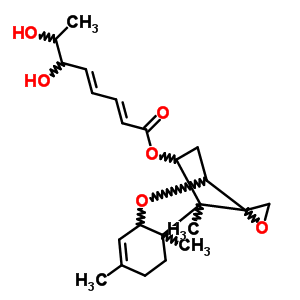 76740-74-4  12,13-epoxytrichothec-9-en-4-yl (2E,4E)-6,7-dihydroxyocta-2,4-dienoate