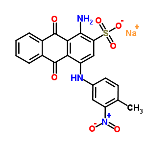 79817-77-9  sodium 1-amino-4-[(4-methyl-3-nitrophenyl)amino]-9,10-dioxo-9,10-dihydroanthracene-2-sulfonate