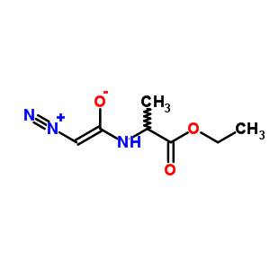 819-89-6  (Z)-2-diazonio-1-[(2-ethoxy-1-methyl-2-oxoethyl)amino]ethenolate