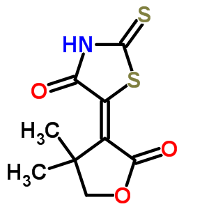 82698-91-7  (5Z)-5-(4,4-dimethyl-2-oxodihydrofuran-3(2H)-ylidene)-2-thioxo-1,3-thiazolidin-4-one