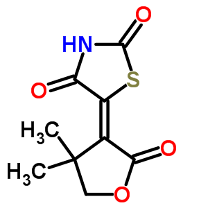 82698-93-9  (5Z)-5-(4,4-dimethyl-2-oxodihydrofuran-3(2H)-ylidene)-1,3-thiazolidine-2,4-dione