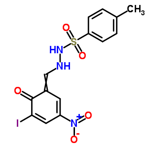 88848-02-6  N'-[(5-iodo-3-nitro-6-oxocyclohexa-2,4-dien-1-ylidene)methyl]-4-methylbenzenesulfonohydrazide
