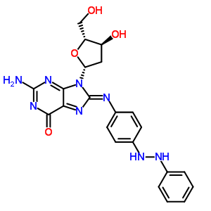 91284-25-2  2'-deoxy-8-{[4-(2-phenylhydrazino)phenyl]imino}guanosine