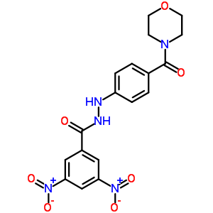 137881-94-8  N'-[4-(morpholin-4-ylcarbonyl)phenyl]-3,5-dinitrobenzohydrazide