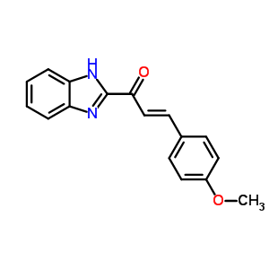 20224-09-3  (2E)-1-(1H-benzimidazol-2-yl)-3-(4-methoxyphenyl)prop-2-en-1-one