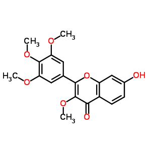 20979-43-5  7-hydroxy-3-methoxy-2-(3,4,5-trimethoxyphenyl)-4H-chromen-4-one