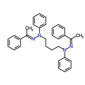 21219-01-2  (2Z,2'E)-1,1'-butane-1,4-diylbis[1-phenyl-2-(1-phenylethylidene)hydrazine]