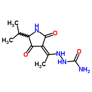 24188-92-9  2-{(1Z)-1-[5-(1-methylethyl)-2,4-dioxopyrrolidin-3-ylidene]ethyl}hydrazinecarboxamide