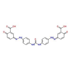 25849-26-7;82920-61-4  (3Z)-3-({4-[({4-[(2Z)-2-(3-carboxy-4-oxocyclohexa-2,5-dien-1-ylidene)hydrazino]phenyl}carbamoyl)amino]phenyl}hydrazono)-6-oxocyclohexa-1,4-diene-1-carboxylic acid