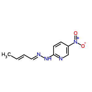 28058-08-4  2-{(2E)-2-[(2E)-but-2-en-1-ylidene]hydrazino}-5-nitropyridine