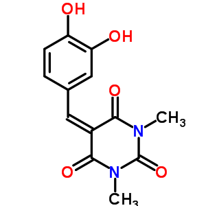 300589-01-9  5-[(3,4-dihydroxyphenyl)methylidene]-1,3-dimethylpyrimidine-2,4,6(1H,3H,5H)-trione