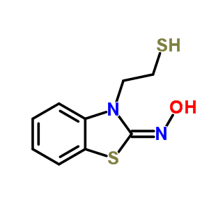 30761-17-2  (2E)-3-(2-sulfanylethyl)-1,3-benzothiazol-2(3H)-one oxime